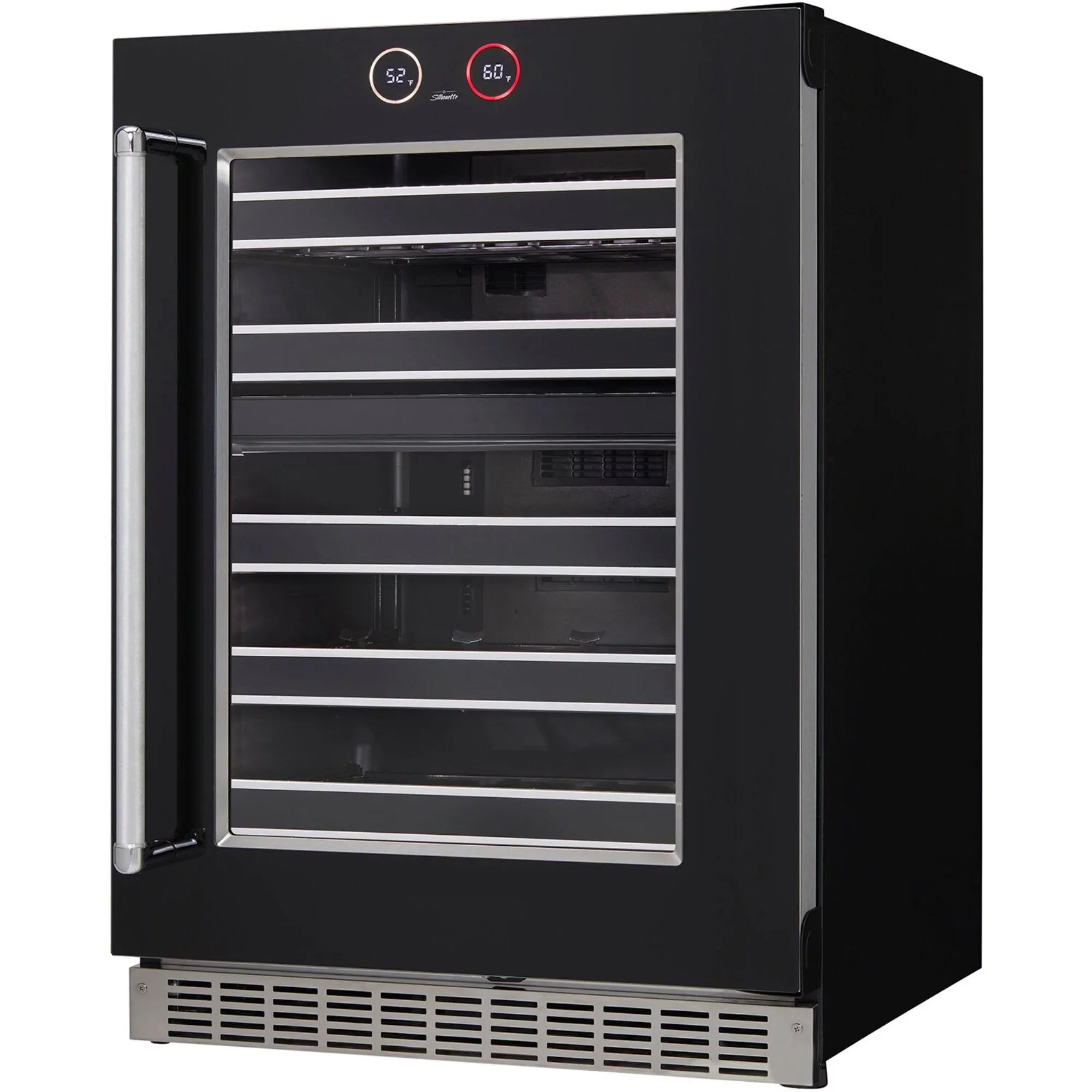Danby Reserve Dual-Zone Under-Counter Wine Cellar with LEFT-HAND Door Sizewing