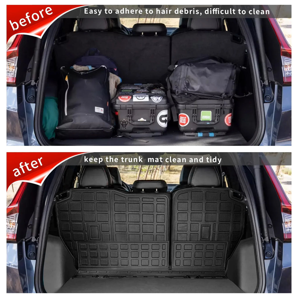 Fit 2023 2024 Honda CRV Trunk Mat Cargo Liner 2023 Fuel CR-V Accessories Non-Hybrid (Lower Deck)