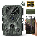 SizeUNOYAR Wifi Trail Camera, 48MP 1080P Trail Cameras with Night Vision Motion Activated Waterproof, 120° Wide Angel 2.0" LCD Game Camera for Hunting Home Sizeecurity