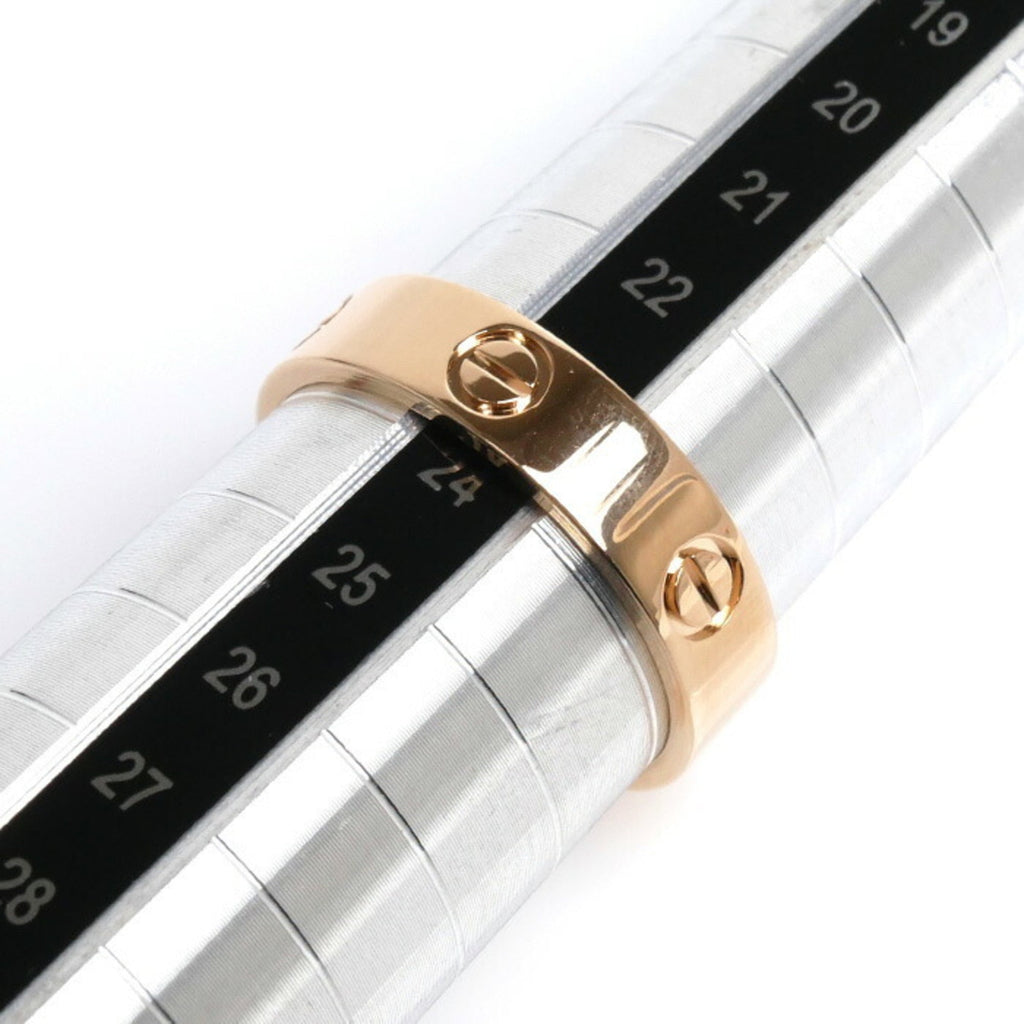 Pre-Owned CARTIER K18PG Pink Gold Love Ring B4084864 Sizeize 23.5 64 7.0g Men's (Good)