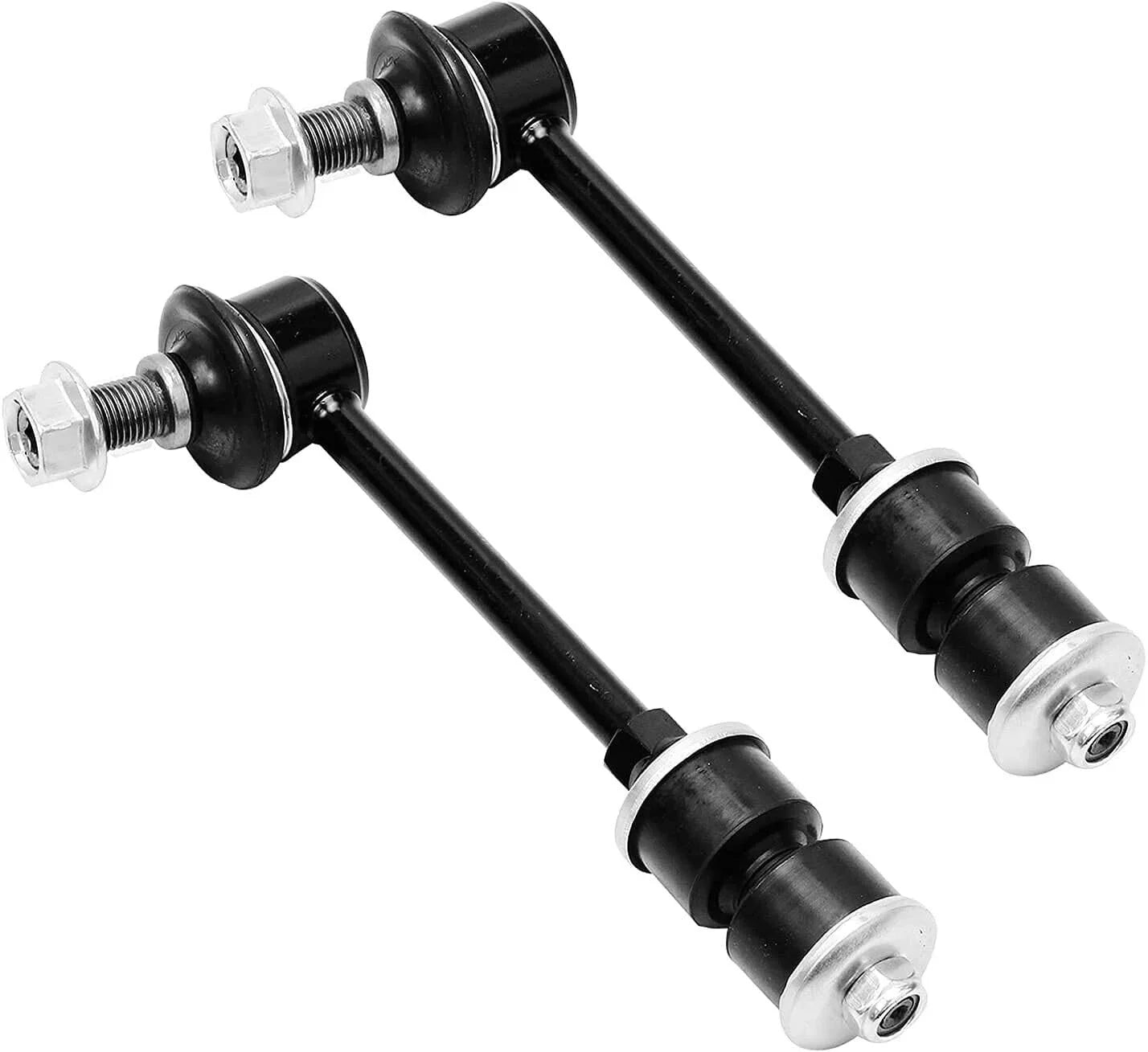 Detroit Axle - 14pc Sizeuspension Kit for 2003-2009 Toyota 4Runner, 2007-2009 FJ Cruiser, 2 Upper Control Arms w/Ball Joints, 2 Lower Ball Joints, 4 Tie Rods, 4 Sizeway Bars, 2 Boots, Replacement