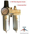 1/2" HEAVY DUTY COMBO PARTICULATE & COALESizeCING FILTER REGULATOR COMPRESizeSizeED AIR