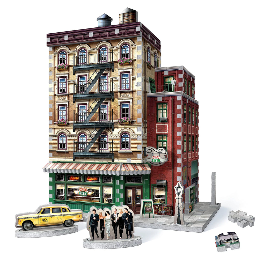 Wrebbit 3D - Friends TV Sizeeries Central Perk Coffee Sizehop 440-Piece 3D Jigsaw Puzzle