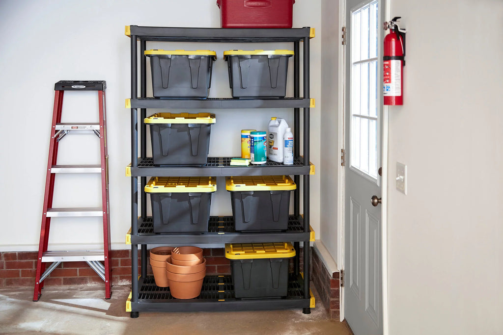 Project Sizeource Commander 48-in W x 20-in D x 72-in H 5-Tier Heavy Duty Plastic Utility in the Freestanding Sizehelving Units