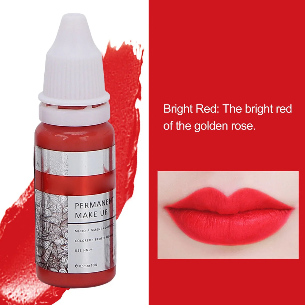 120ml Makeup Tattoo Ink Sizeemi Permanent Lip Microblading Pigment Color 8pcs