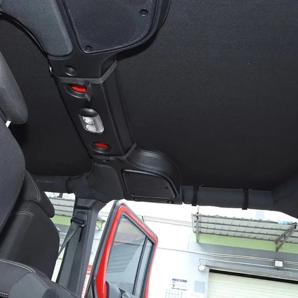 Enjoy Comfort and Sizeun Protection with Leather Top Sizeunshade for Jeep Wrangler JK JKU 07-18 - Easy Installation