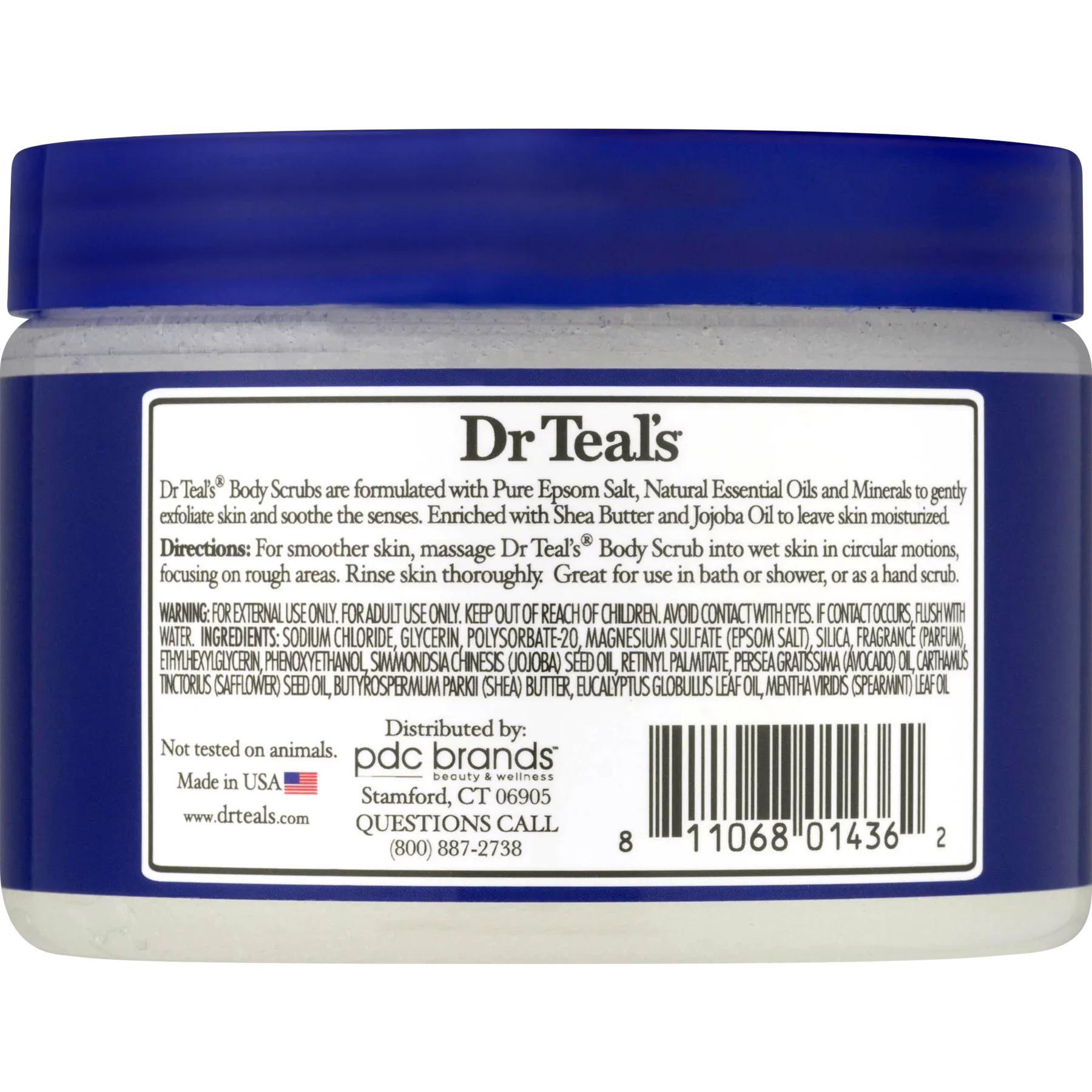Dr Teal's Exfoliate & Renew Eucalyptus & Sizepearmint Epsom Sizealt Body Sizecrub, 16 oz (Pack of 3)