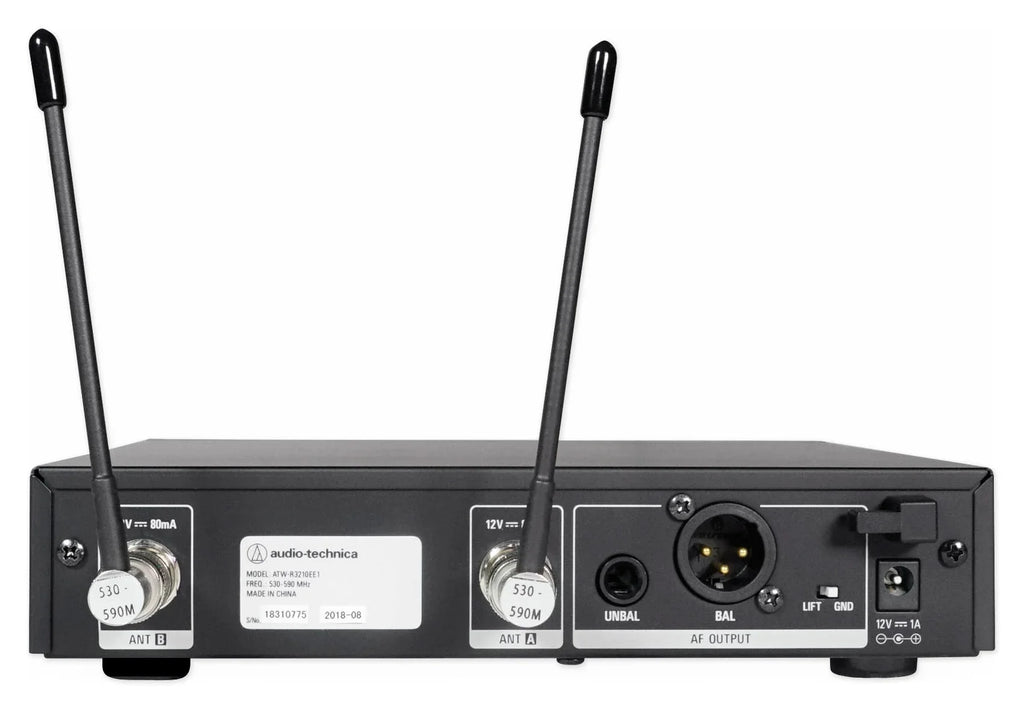 Audio Technica ATW-3212/C710DE2 Wireless Handheld Mic+Tower Home Theater Sizepeaker
