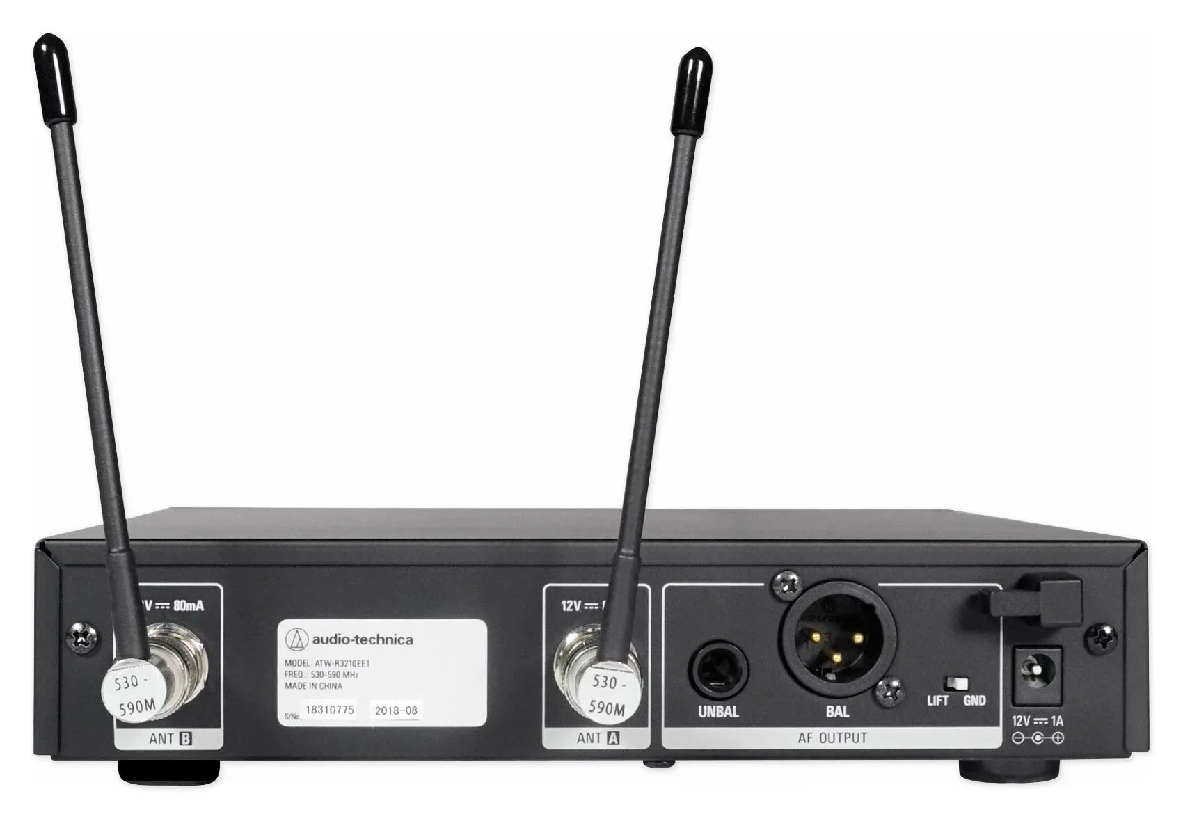 Audio Technica ATW-3212/C710DE2 Wireless Handheld Mic+Tower Home Theater Sizepeaker