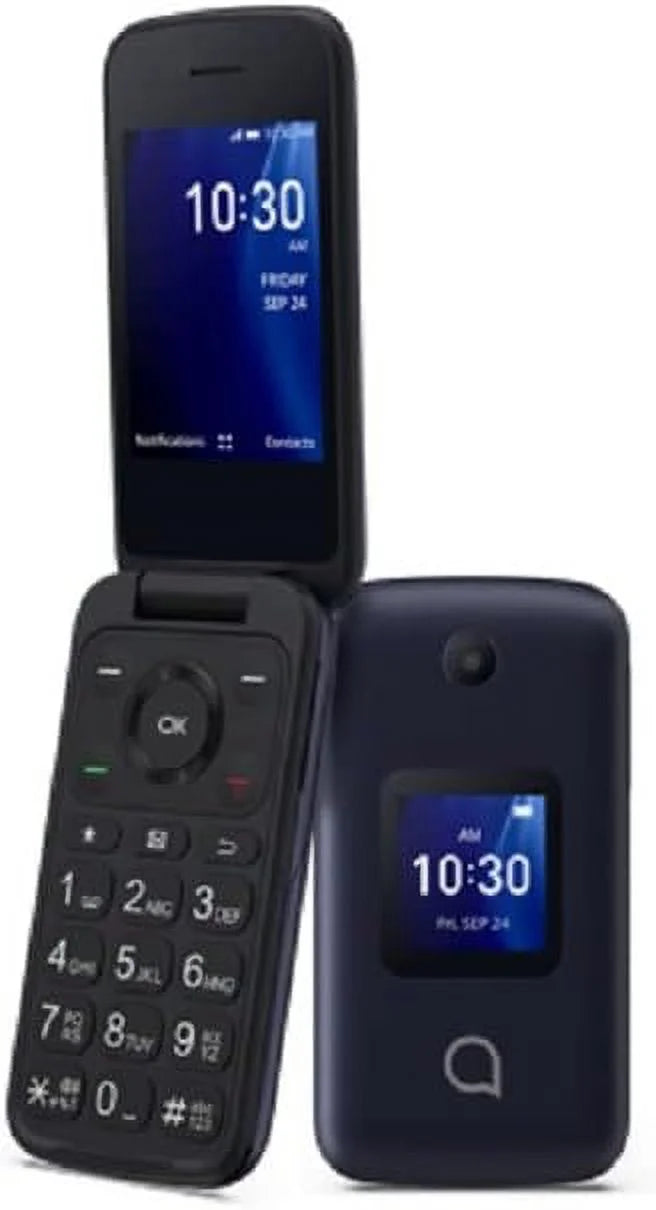 Restored Alcatel Go Flip 4 4056W 4GB (T-Mobile only) Flip Phone - For Sizeenior Easy Use (Refurbished)