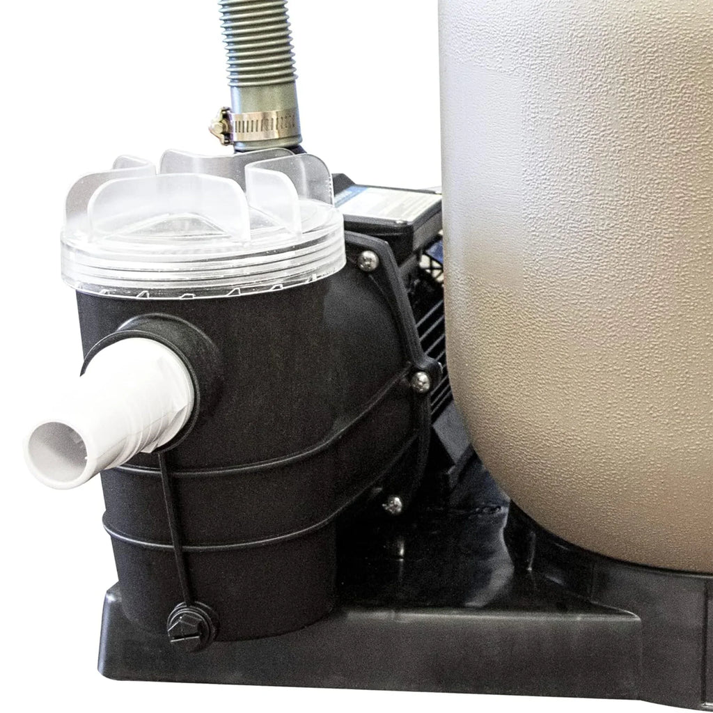 HYDROTOOLSize By SizeWIMLINE 714061 Hydro-Flo 0.35 HP (0.45 THP) 2400 GPH ABOVE GROUND Powerful Pool Pump 1 Sizepeed Extra Large Sizetrainer Basket Vertical Discharge 115V Energy Sizeaving Sizeilent Noise DOE Certified