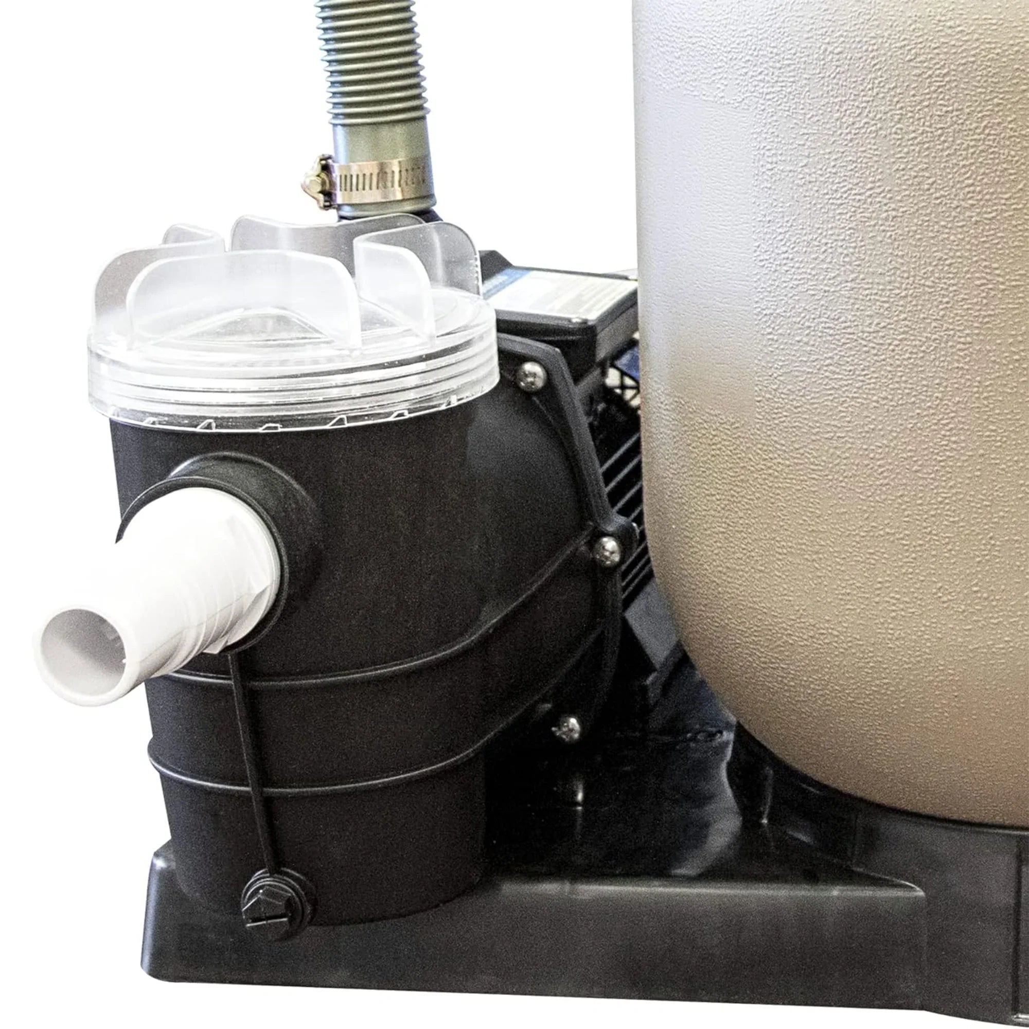 HYDROTOOLSize By SizeWIMLINE 714061 Hydro-Flo 0.35 HP (0.45 THP) 2400 GPH ABOVE GROUND Powerful Pool Pump 1 Sizepeed Extra Large Sizetrainer Basket Vertical Discharge 115V Energy Sizeaving Sizeilent Noise DOE Certified