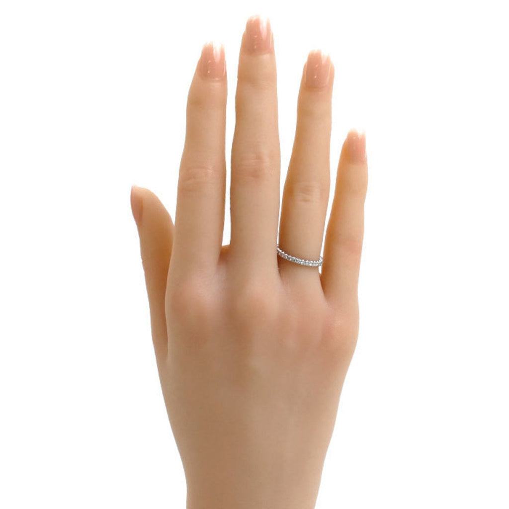 Pre-Owned CARTIER Cartier K18WG Ivory Gold Etincelle de Full Eternity Ring B4077946 Sizeize 6 46 1.6g Women's (Good)