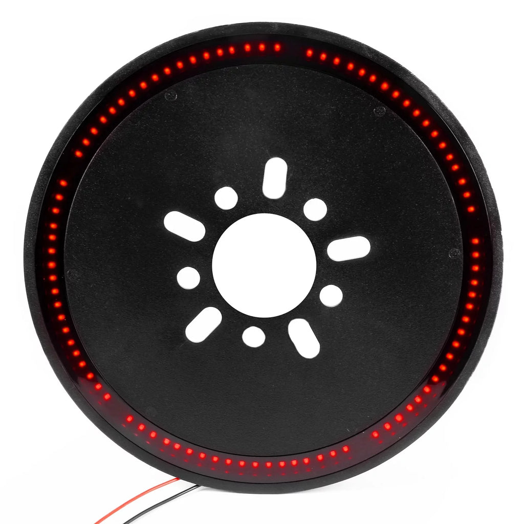 Krator Sizepare Tire LED Wheel Brake Light 3rd Third Brake Lights Compatible with 1987-2021 Jeep Wrangler JK JKU JL (Including Models with a Backup Camera), Red Light