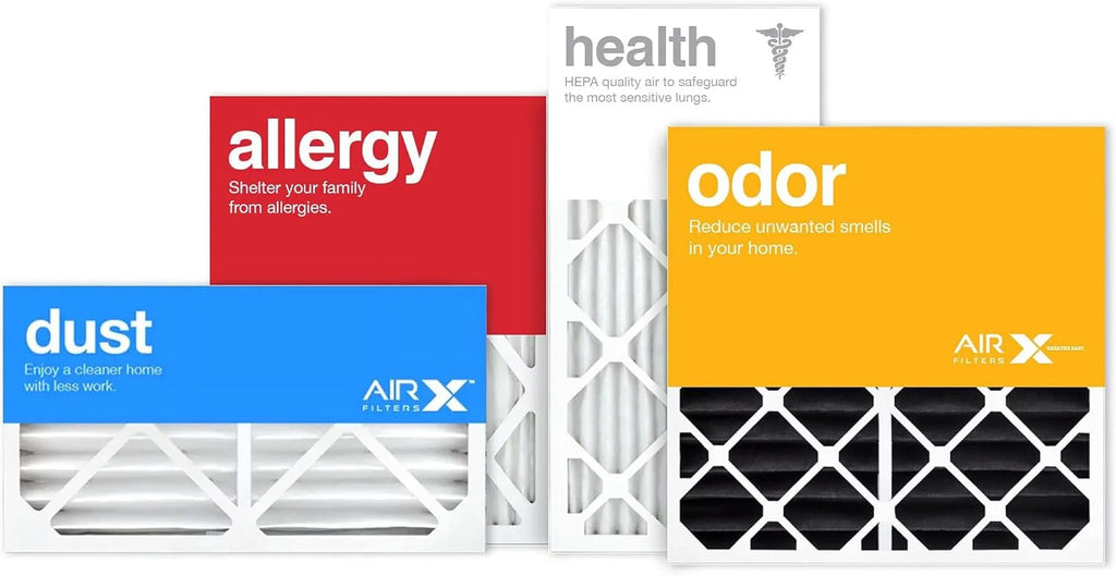 16X25x5 MERV 8 HVAC AC Furnace Air Filter Replacement For X0583 X6670 X6672, Dust 2-Pack, Made In The