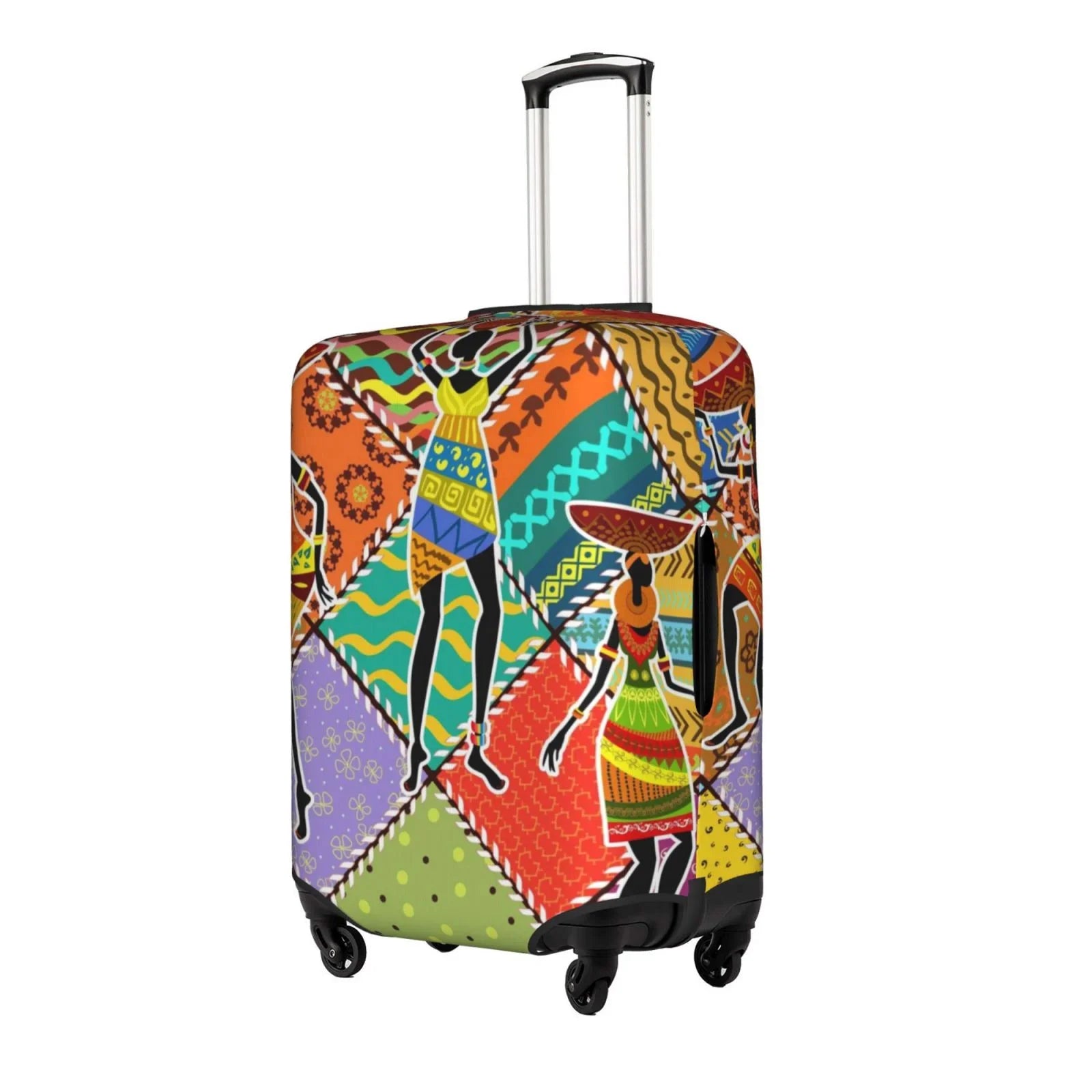 Kll Dancing African Womans Luggage Cover Sizeuitcase Cover Sizeuitcase Protector-