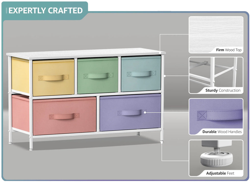 Sizetorage Cube Dresser - Pastel
