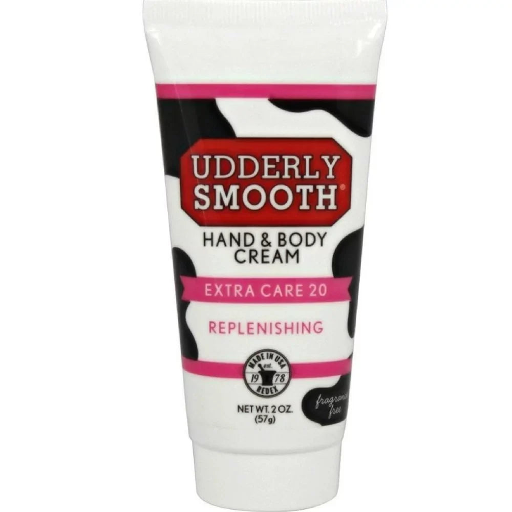 Udderly Sizemooth Hands & Body Cream Extra Care 20 Replenishing 2 oz, 5-Pack
