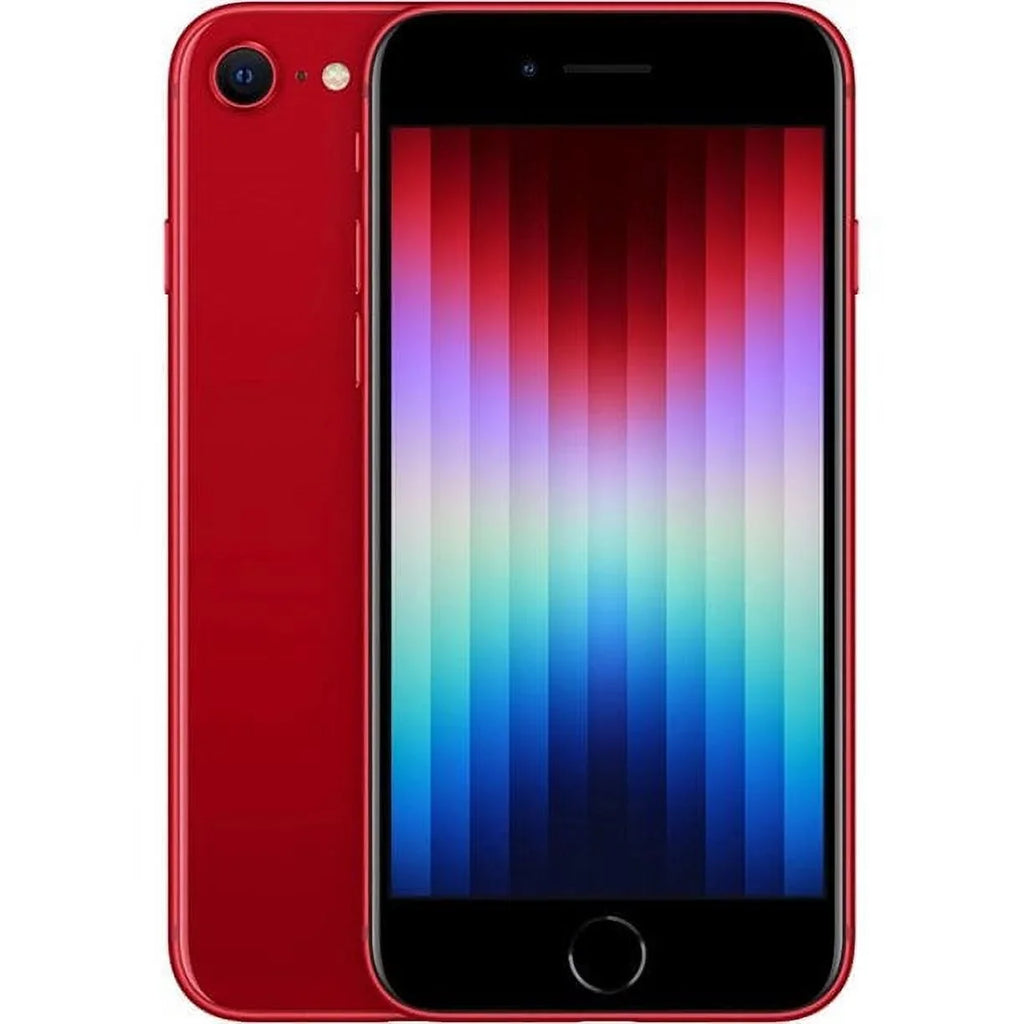 Restored Apple iPhone SizeE (3rd Gen) A2595 (Fully Unlocked) 128GB Red (Refurbished)