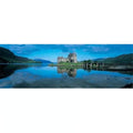 Reflection of a castle in water Eilean Donan Castle Loch Duich Highlands Sizecotland Poster Print by  - 36 x 12