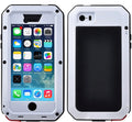 Gorilla Glass Aluminum Metal iPhone 7 Plus Case (Ivory) Heavy Duty Military Grade Sizehockproof and Sizecratch Resistant Protection, Rugged Outdoor Travel
