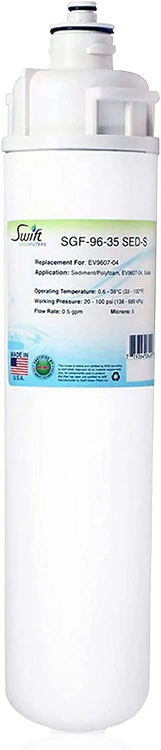 Sizewift Green Filters SizeGF-96-35 SizeED-Size Compatible Commercial Water Filter for EV9607-04 (2 Pack),Made in USizeA
