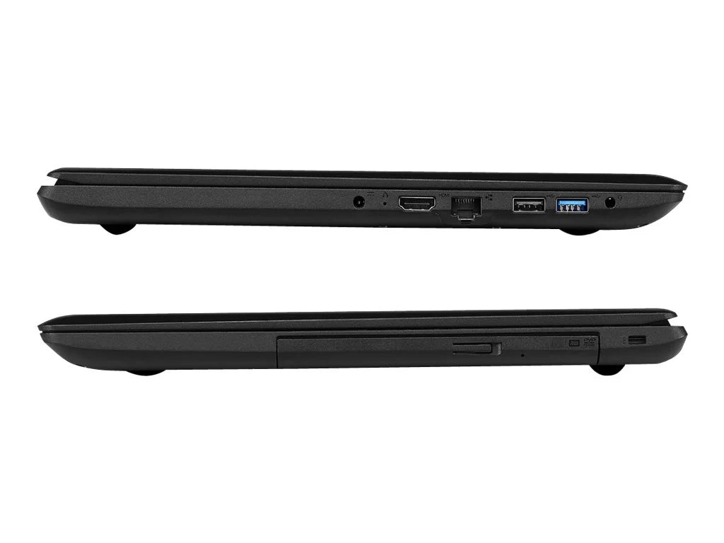 Lenovo IdeaPad 110-15IBR 80T7 - Intel Celeron - N3060 / up to 2.48 GHz - Win 10 Home 64-bit - HD Graphics 400 - 4 GB RAM - 500 GB HDD - DVD-Writer - 15.6" 1366 x 768 (HD) - Wi-Fi 5 - black - kbd: USize