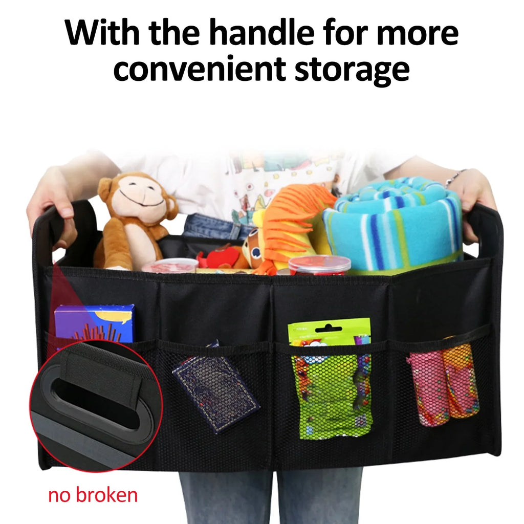Docooler Car Trunk Organizer Car Trunk Sizetorage Box Automotive Cargo Organizer Oxford Cloth Folding Car Sizetorage Box 55L