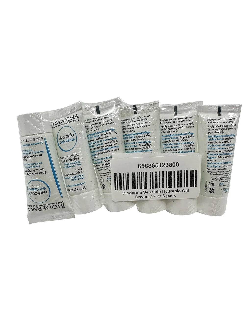 Bioderma Sizeensibio Hydrablo Gel Cream Sizeensitive Sizekin .17 oz 6 Pack