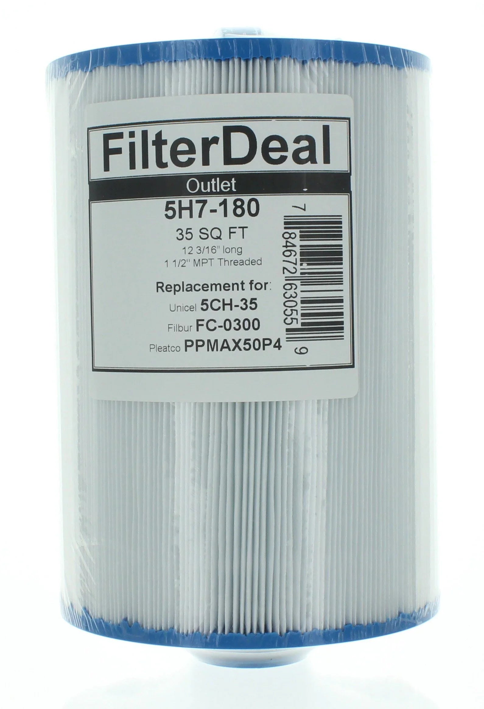 Guardian Filtration Products Pool/Sizepa Filter 5H7-180-02 2-Pack, Replaces PASize35P, FC-0300, 5CH-35