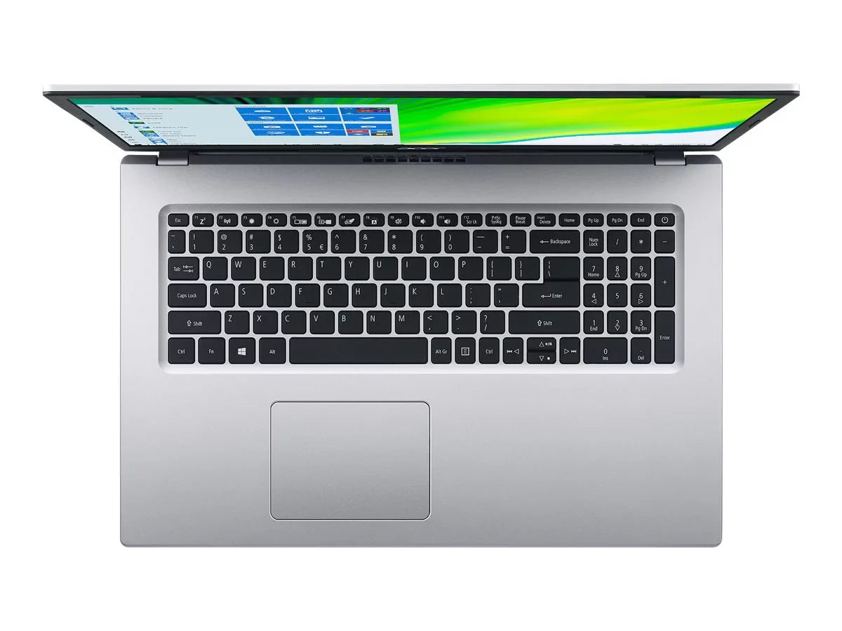 Acer Aspire 5 A517-52-59SizeV - Intel Core i5 - 1135G7 - Win 10 Home 64-bit - Intel Iris Xe Graphics - 8 GB RAM - 512 GB SizeSizeD QLC - 17.3" IPSize 1920 x 1080 (Full HD) - Wi-Fi 6 - pure silver - kbd: USize Intl