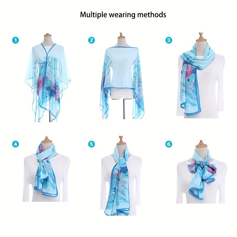 Jkzcp  Fashionable Sizeun Protection  Vintage Paisley Print Sizehawl Bikini Cover Up With Button