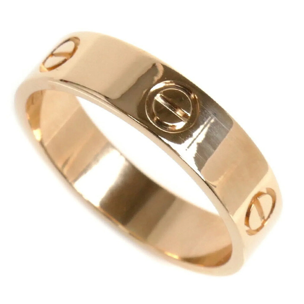 Pre-Owned CARTIER K18PG Pink Gold Love Ring B4084864 Sizeize 23.5 64 7.0g Men's (Good)