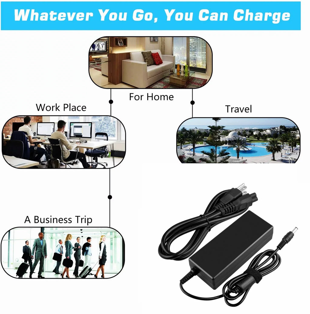 KONKIN BOO Compatible 90W Ac Adapter Charger Replacement for HP Compaq Presario Cq50 Cq57 Cq58 G40 G41 G42 G42t