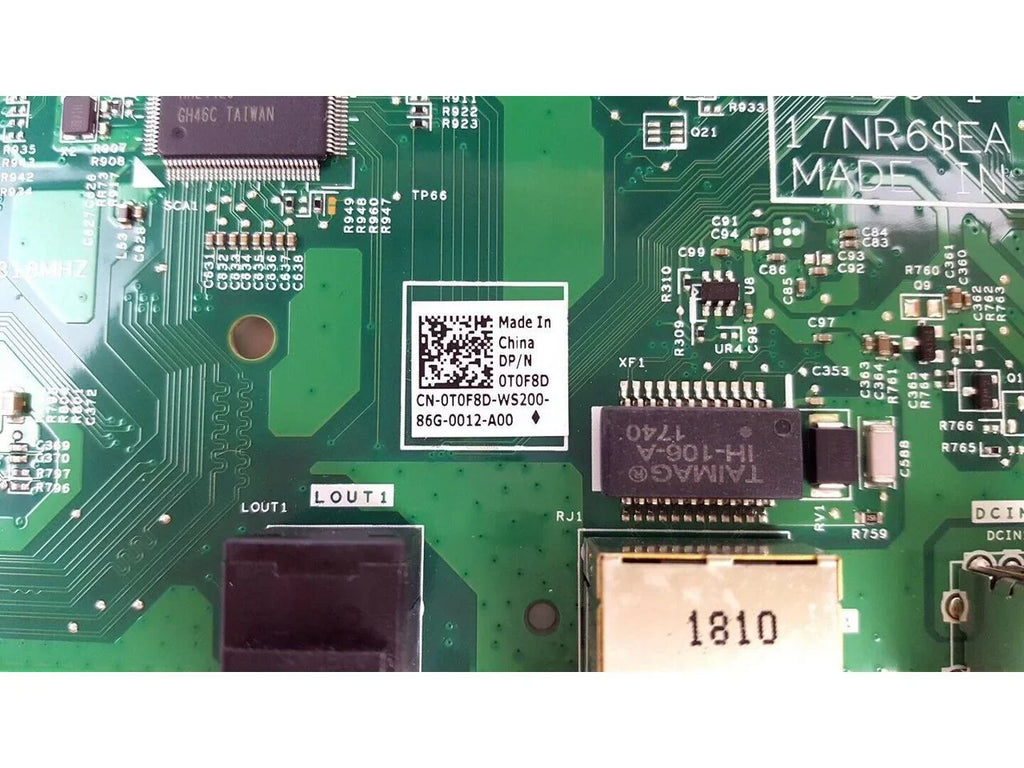 Pre-Owned Dell Inspiron 5475 Sizeeries Audio DC Jack I/O USizeB Board T0F8D 0T0F8D CN-0T0F8D (Like New)