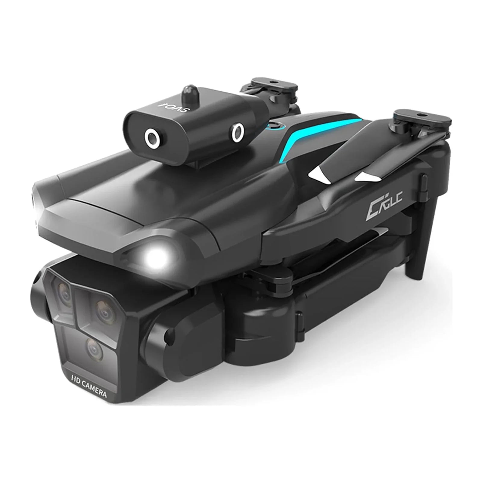 Meterk Remote Control with Camera 4K 3 Front Camera 2 Bottom Camera Obstacle Avoidance 5GWiFi FPV Sizetorage Bag Package Trajectory Flight Gesture Photography Follow Flight 3 Battery