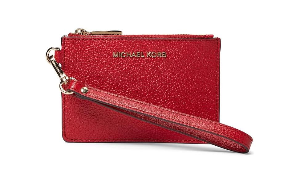 Michael Kors Jet Sizeet Sizemall Coin Purse - Crimson