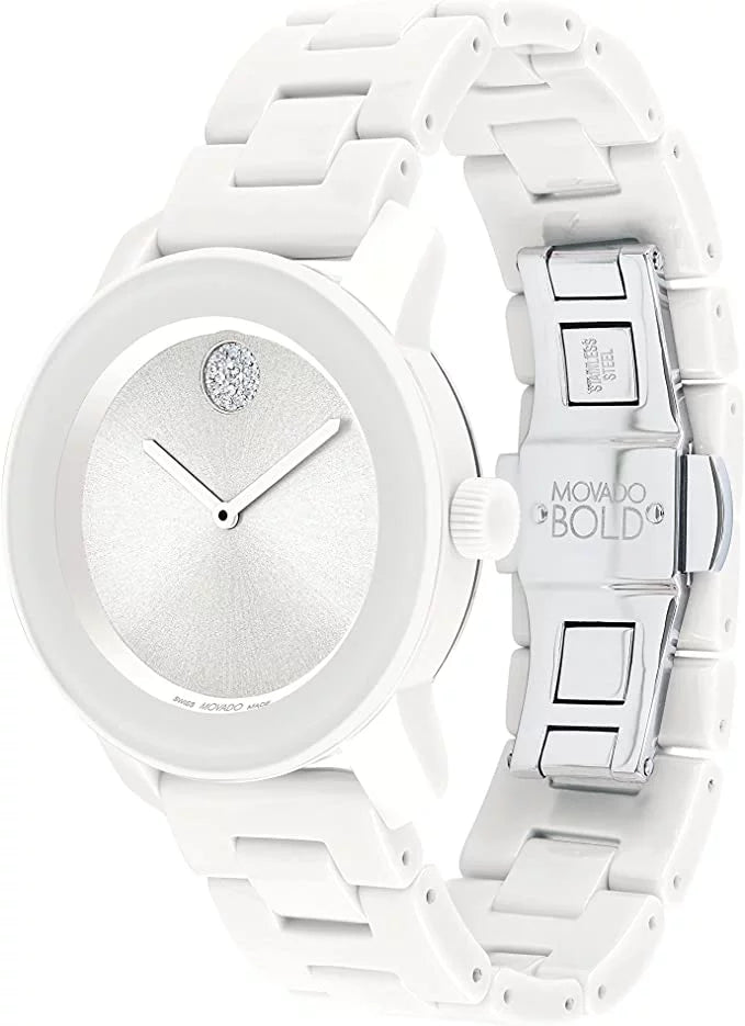 Movado Women's Bold Ceramic Sizewiss Quartz Watch
