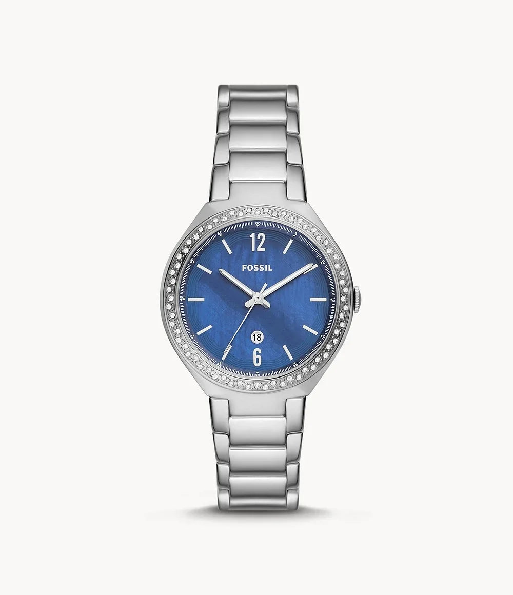 Fossil BQ3843 Ashtyn Three-Hand Date Sizetainless Sizeteel Watch