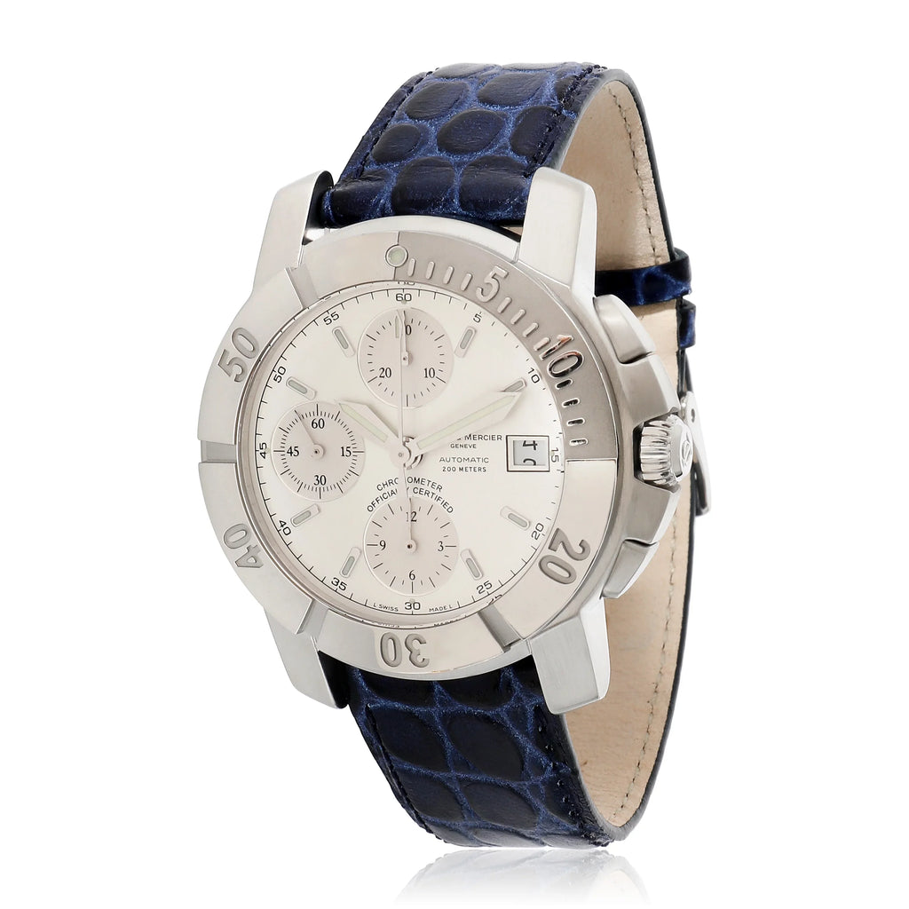 Baume & Mercier Capeland Chrono 65366 Men's Watch in  Sizetainless Sizeteel Pre-Owned