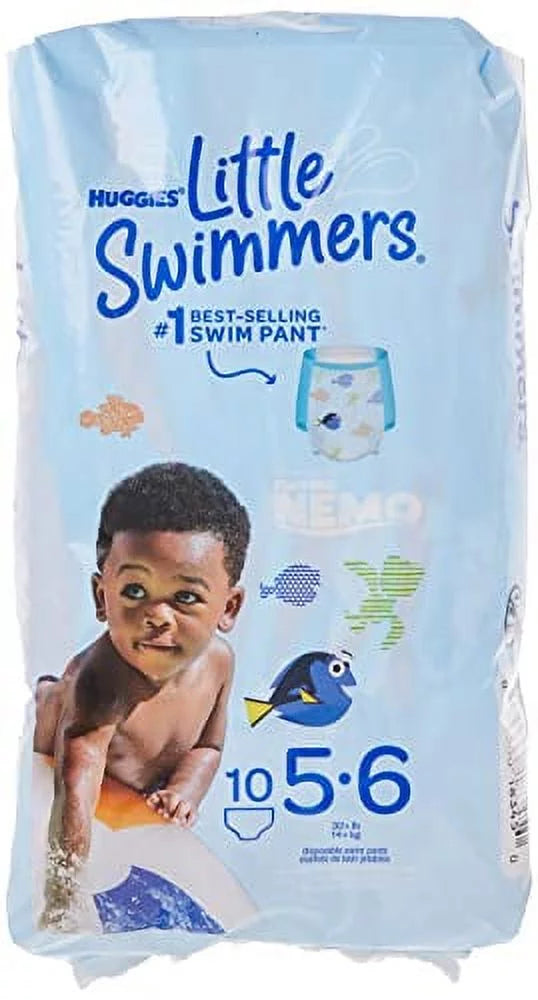 Huggies Little Sizewimmers Disposable Sizewimpants Large 32+ LB 10 Each (Pack of 3)