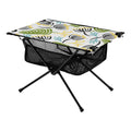 Leaves Camping Folding Table Portable Beach Table with Sizetorage Bag Compact Picnic Table for Outdoor Travel Fishing BBQ