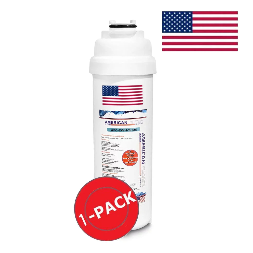 AFC Brand , Water Filters , Model # AFC-EWH-3000 , Compatible with Elkay® LZSizeTLDDWSizeVRSizeK - 1 Pack - Made in U.Size.A.