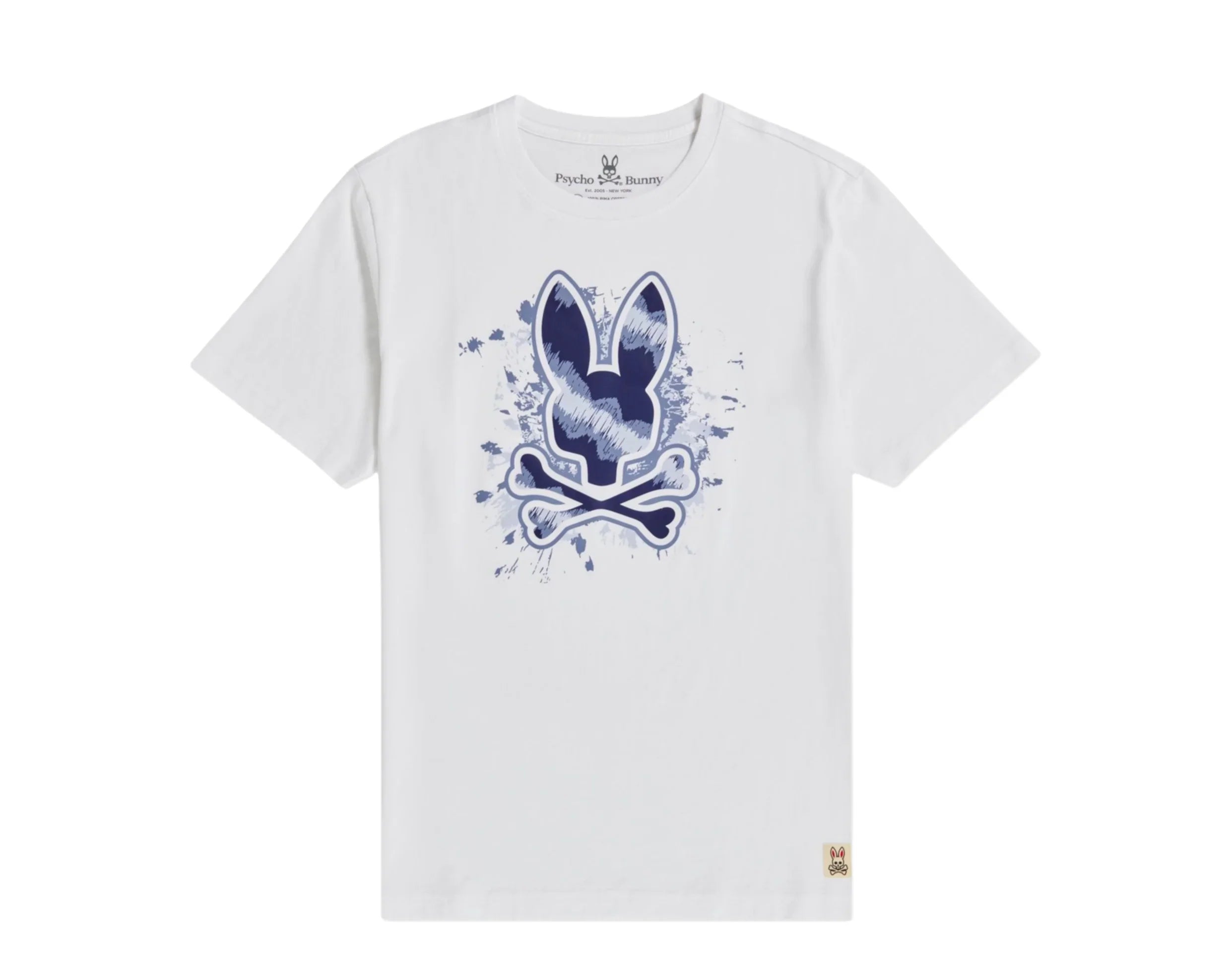 Psycho BunnyPsycho Bunny Drayton Graphic Kids' Tee SizehirtIvoryXSize