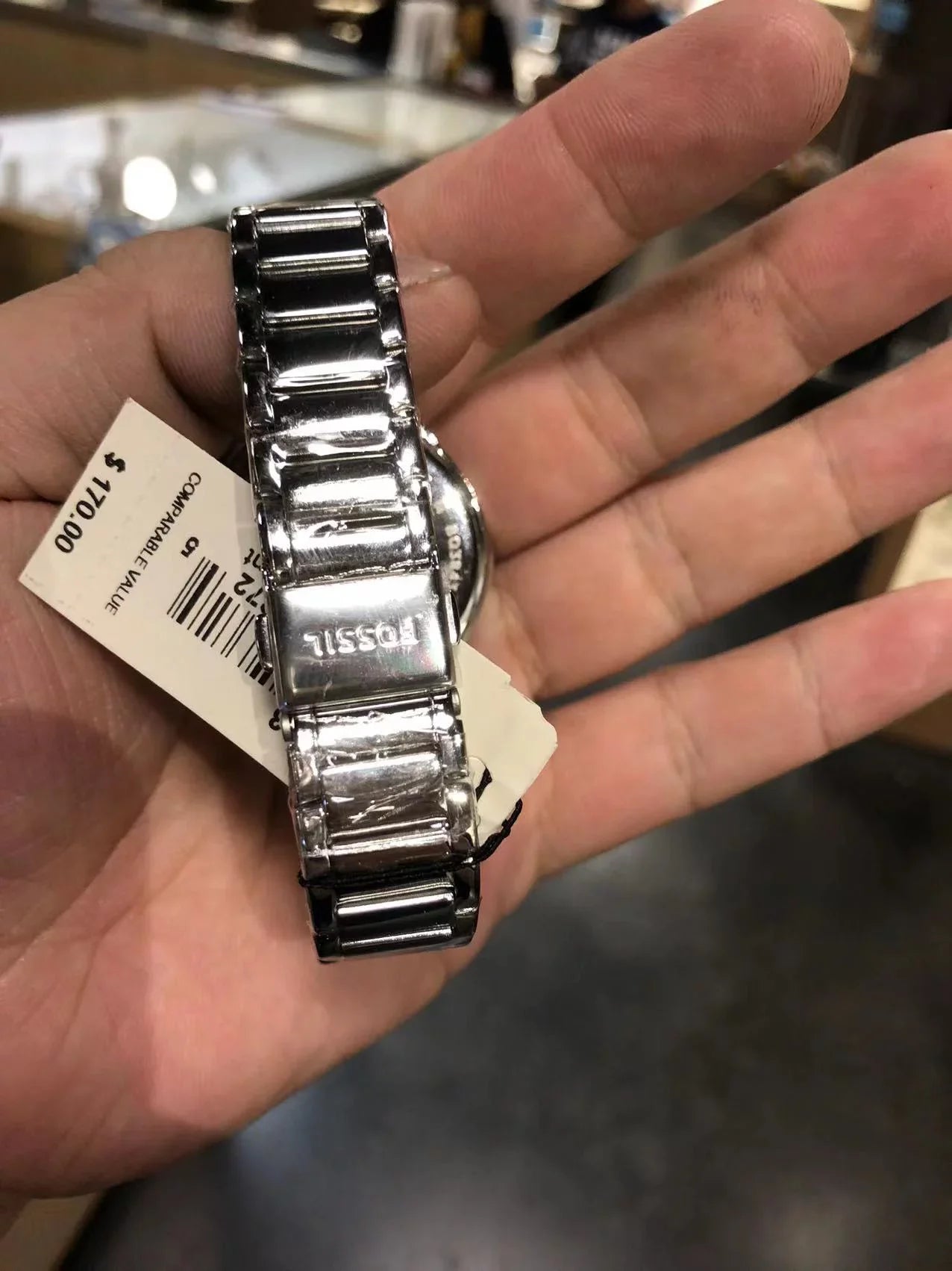 Fossil BQ3843 Ashtyn Three-Hand Date Sizetainless Sizeteel Watch